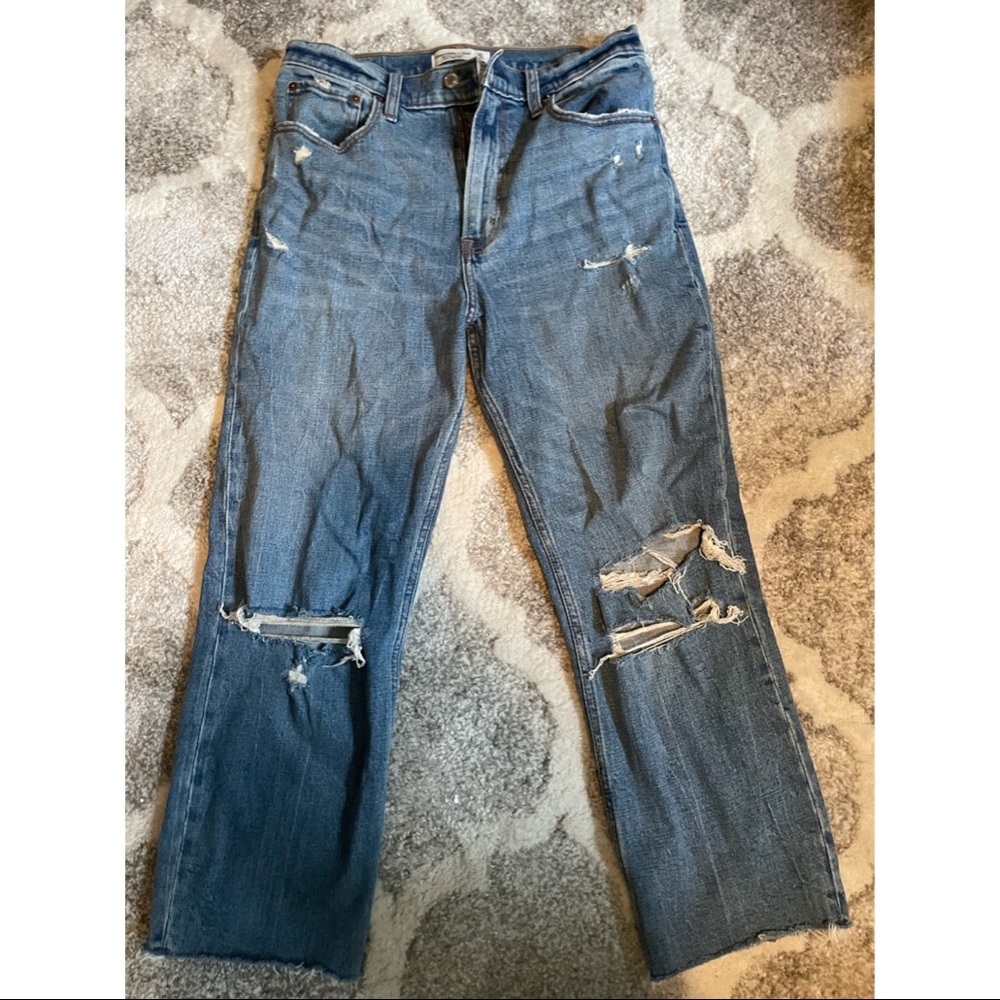 Abercrombie & Fitch Ankle Straight Ultra Highrise